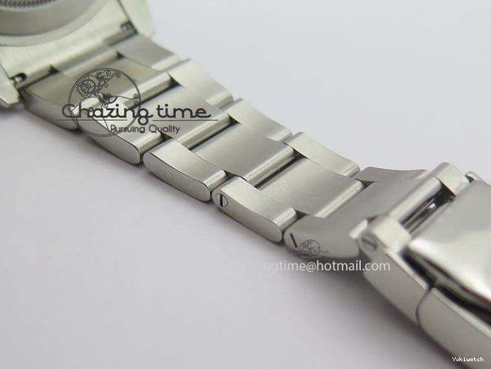 Gray SS Dial A3136 Sliver On Sticks 41mm SS Bracelet Markers Datejust II 116334 1225